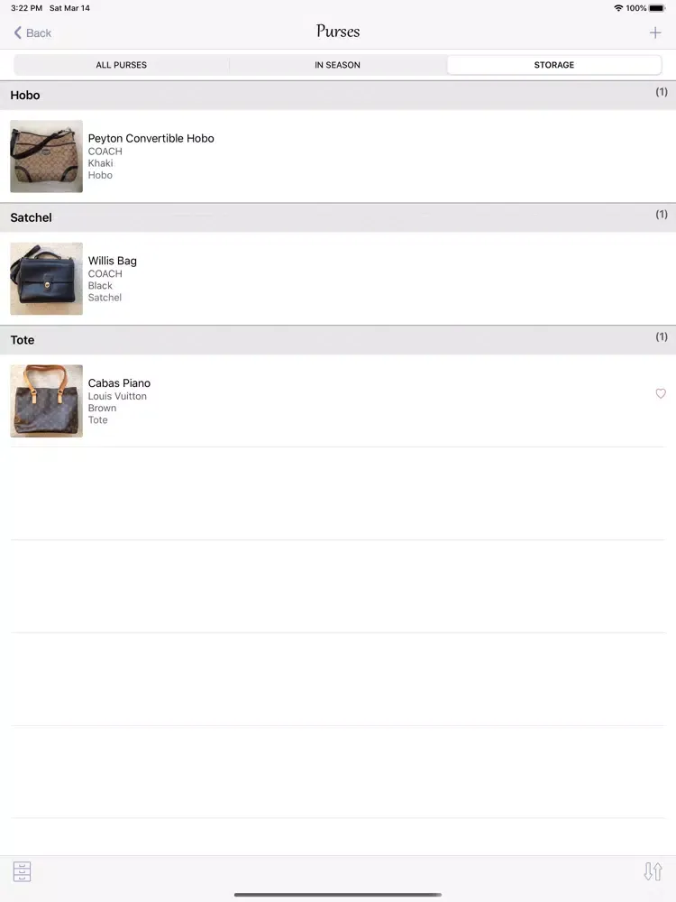 myPurseCache iPad 應用截圖