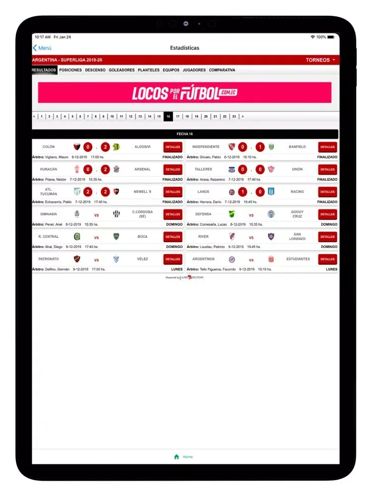 Capturas de pantalla de locos por el futbol (lpef) iPad 