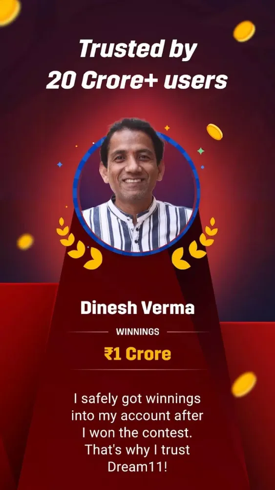 Capturas de pantalla de Dream11: Fantasy Cricket App