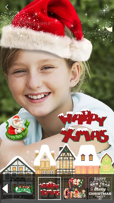 Zrzuty ekranu Christmas Sticker & Santa Hat