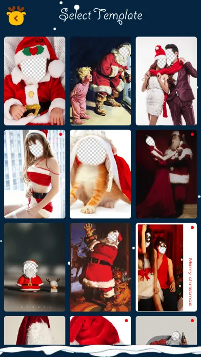 Ảnh chụp màn hình của Christmas Makeup-Festival Photo Frames & Santa Hat