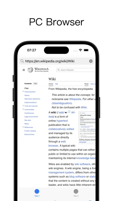 Desktop Browser - Zoomable Screenshots