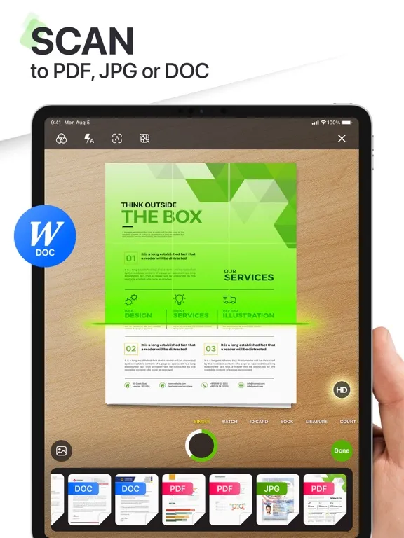 My Scanner: Scan to PDF & Edit iPad  स्क्रीनशॉट