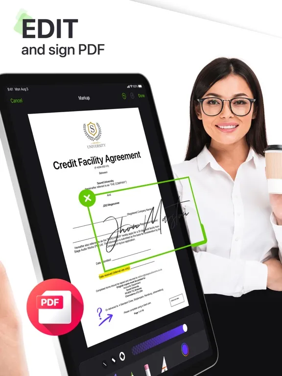 My Scanner: Scan to PDF & Edit iPad  स्क्रीनशॉट
