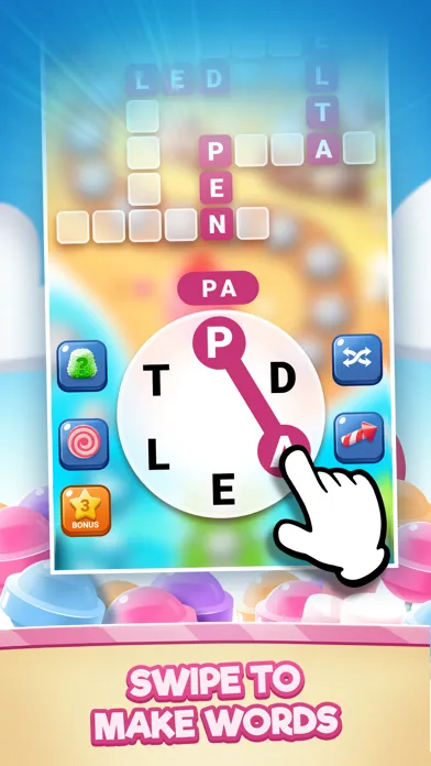 Captures d'écran de Word Sweets - Crossword Game