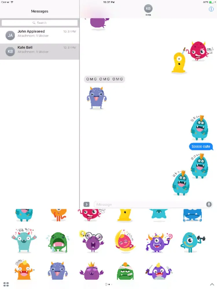 Capturas de tela do Zuli Monsters iPad 