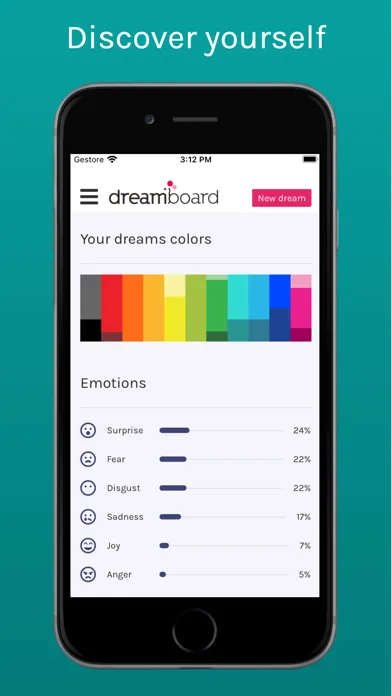 Tangkapan layar Dreamboard App