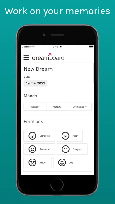 Tangkapan layar Dreamboard App
