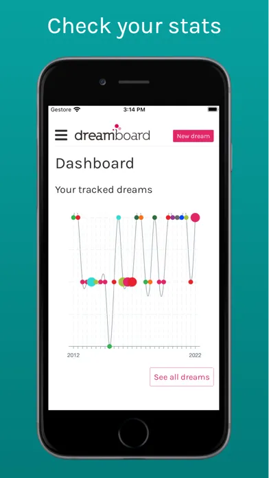 Tangkapan layar Dreamboard App
