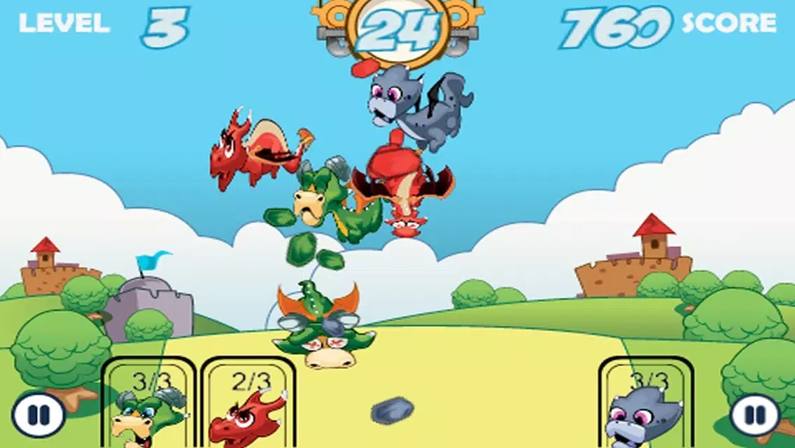 Скриншоты Flying Dragon - A High Velocity Lair Defense Game