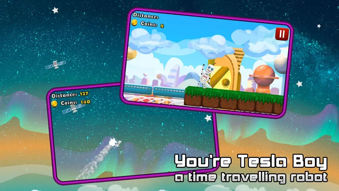 Tesla Boy - Robot Time Traveller应用截图