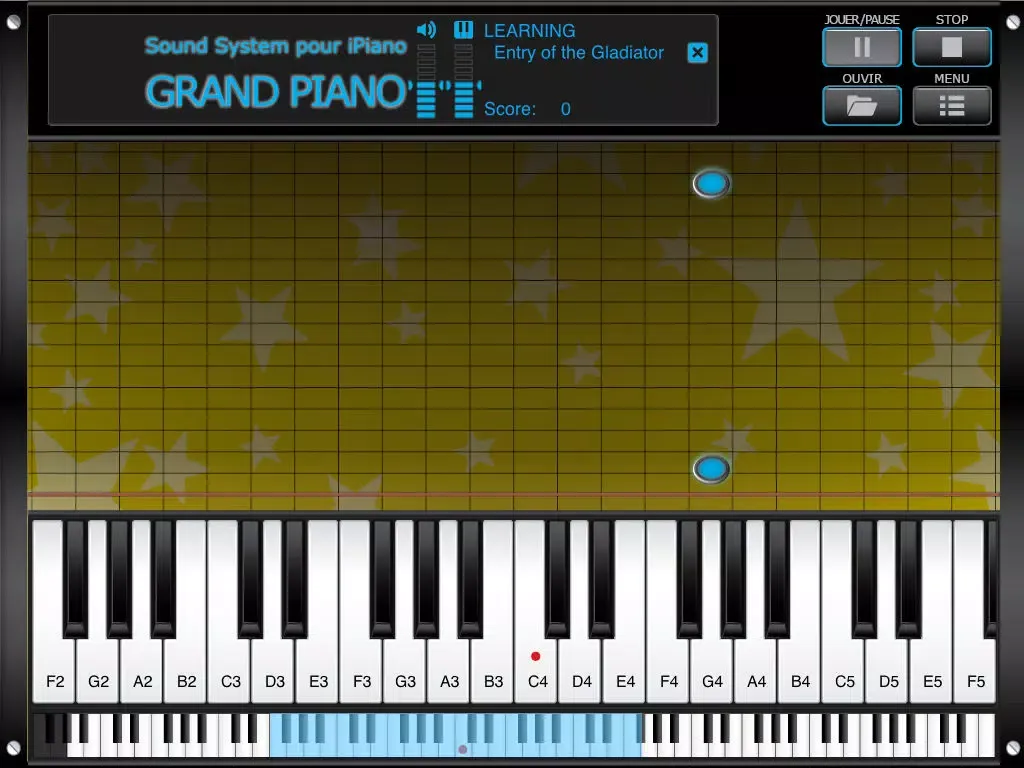 Zrzuty ekranu Dream Cheeky Sound System for Piano - Français iPad 