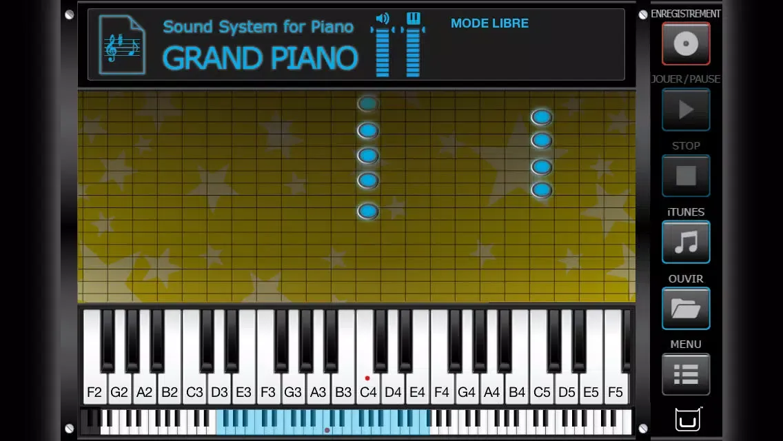 Zrzuty ekranu Dream Cheeky Sound System for Piano - Français