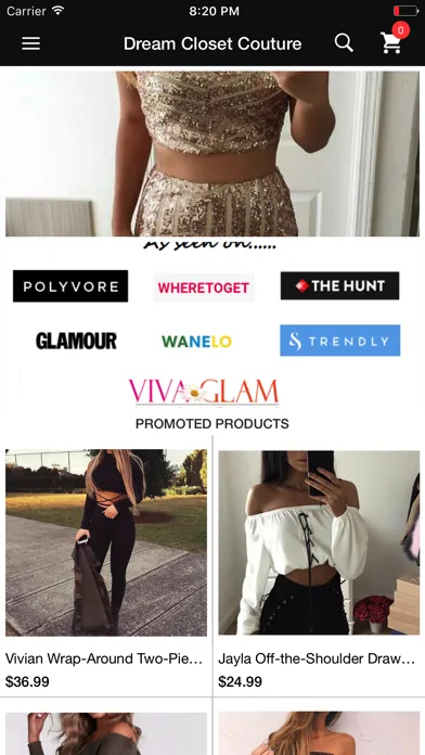 Tangkapan layar Dream closet couture