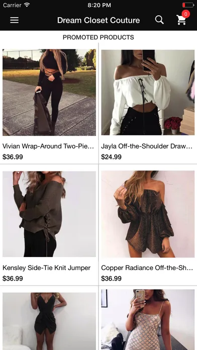 Tangkapan layar Dream closet couture