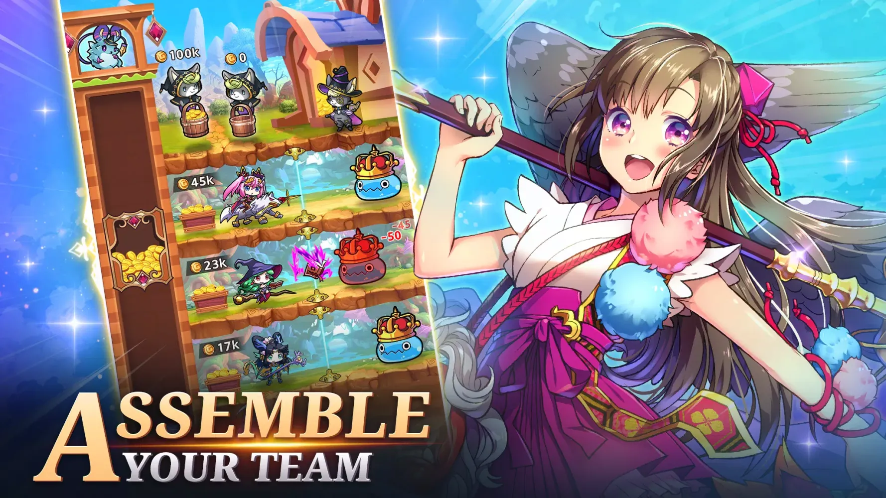 Idle Goddess Angels: Waifu RPG স্ক্রিনশট