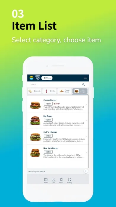DreamDiner Client應用截圖