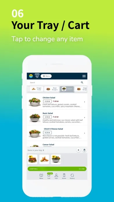 DreamDiner Client應用截圖