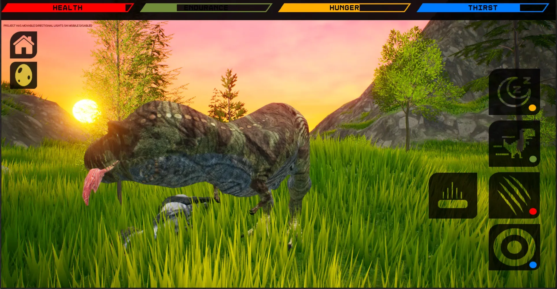 Trex Dinosaur Simulator : Trex 스크린샷
