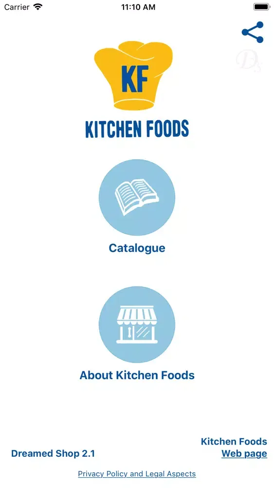 Ảnh chụp màn hình của Kitchen Foods