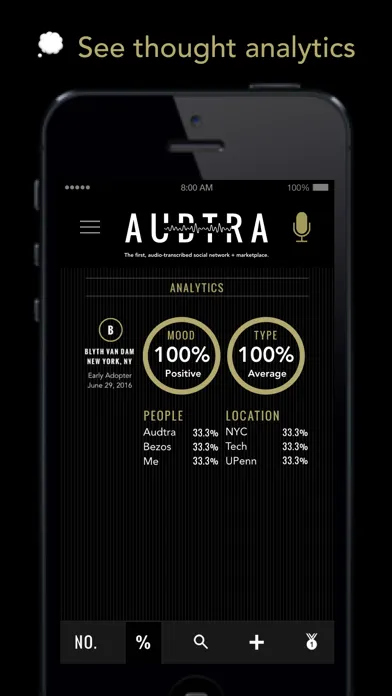 Audtra—audio social network Screenshots