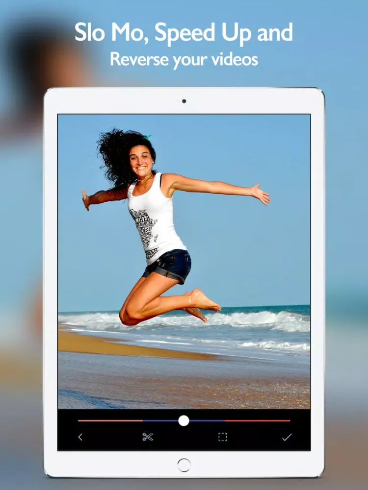 Slo Mo - Slow Fast Motion Video Clip Editor iPad  سکرین شاٹس