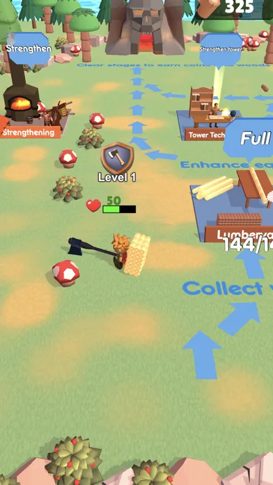 تصاویر Lumber Warrior Defense War