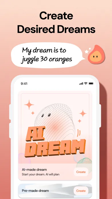 Dreamfora: AI Goal Setting سکرین شاٹس