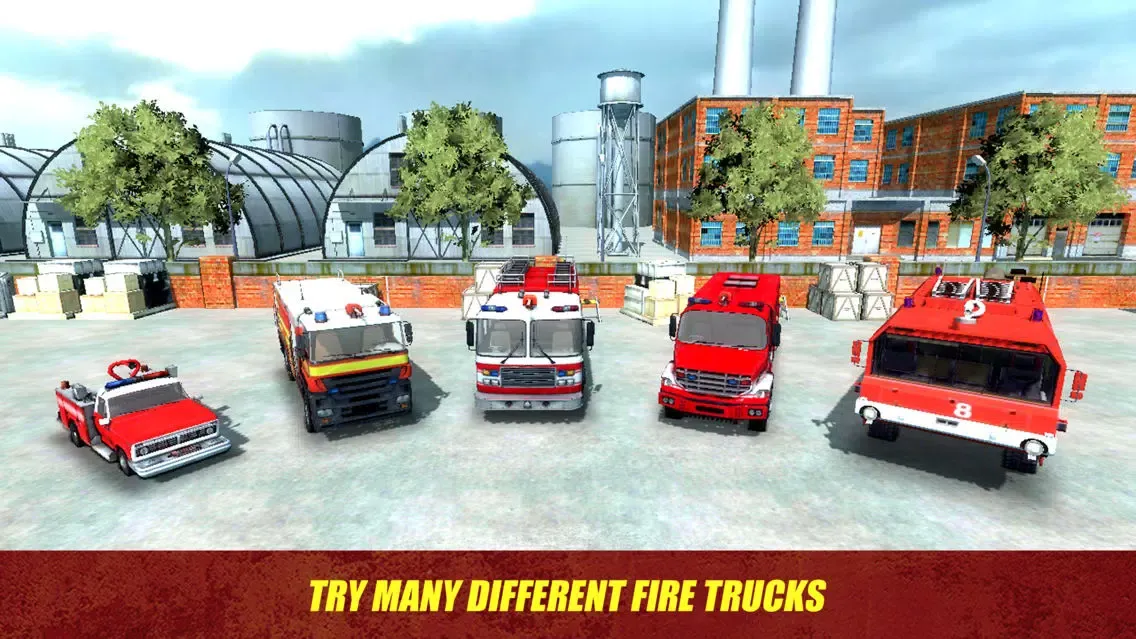 911 Rescue Fire Truck Simulator 3D應用截圖