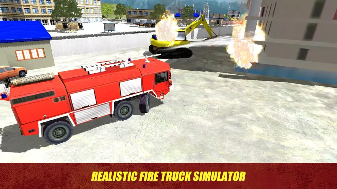 911 Rescue Fire Truck Simulator 3D應用截圖