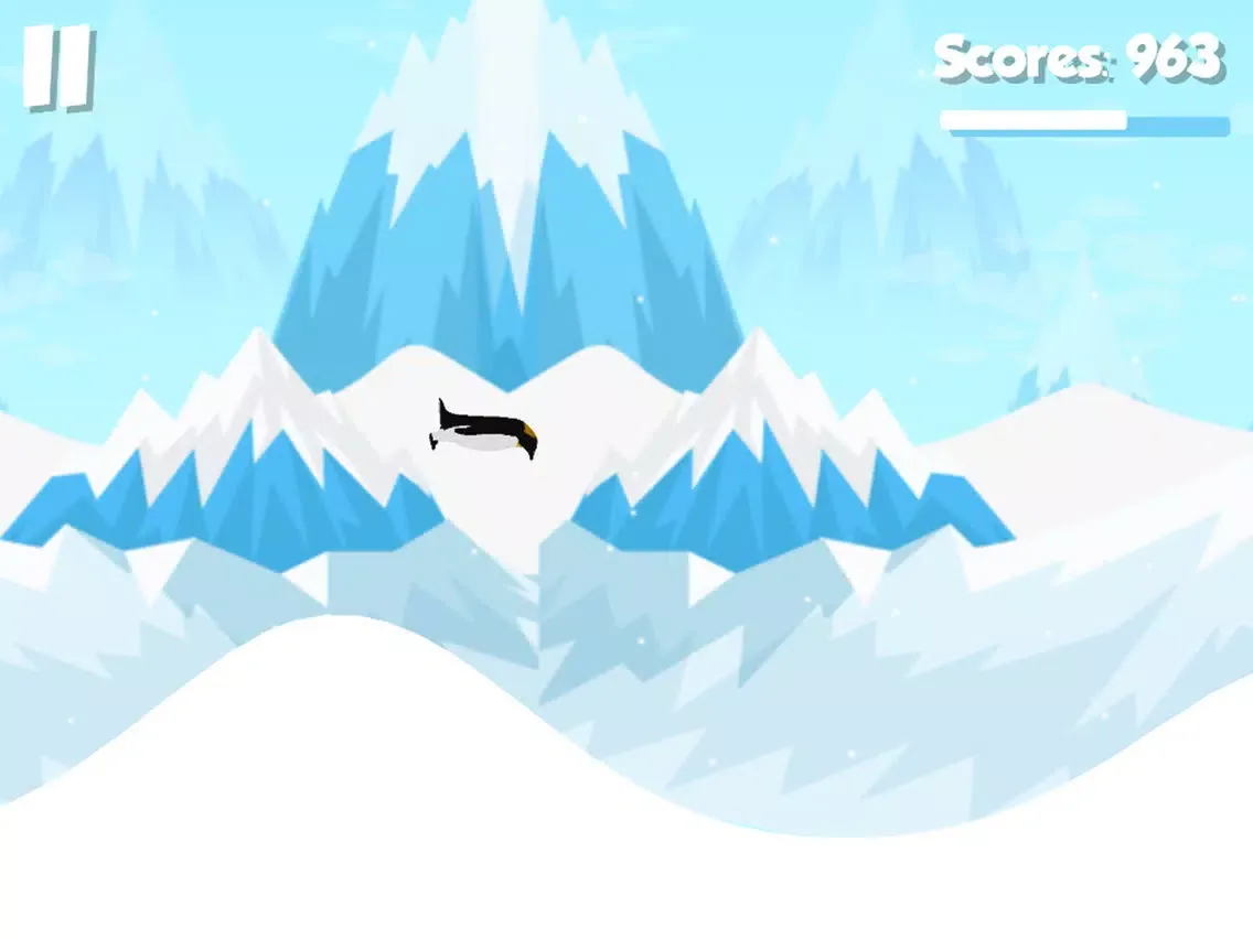 Tangkapan layar Penguin Run Run iPad 