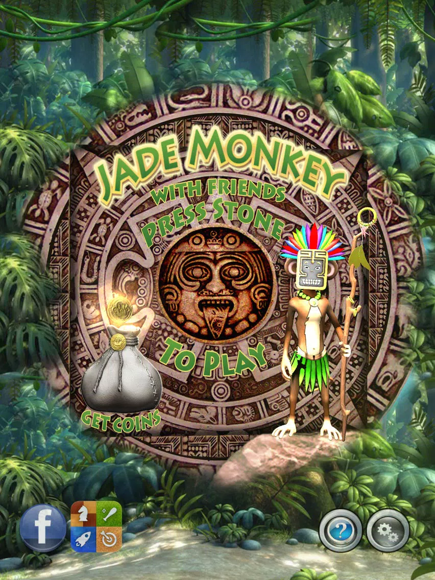 Tangkapan skrin Jade Monkey With Friends iPad 