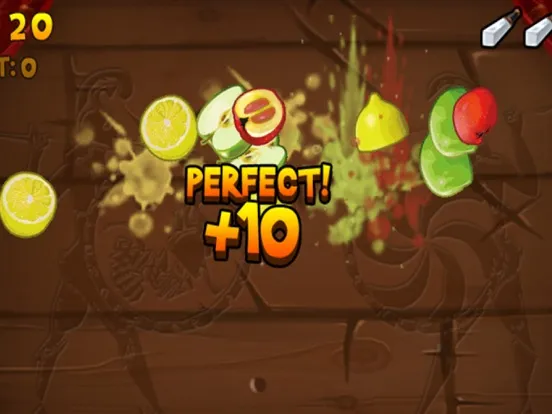 1 Finger Fruit Cut game iPad  Screenshots