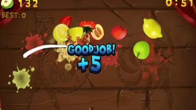 1 Finger Fruit Cut game Screenshots