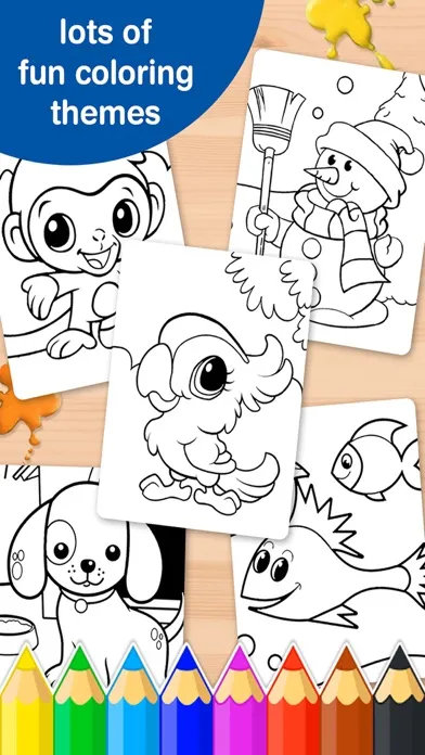 ภาพหน้าจอของ Baby Panda Paintbox - Coloring Games for Kids!