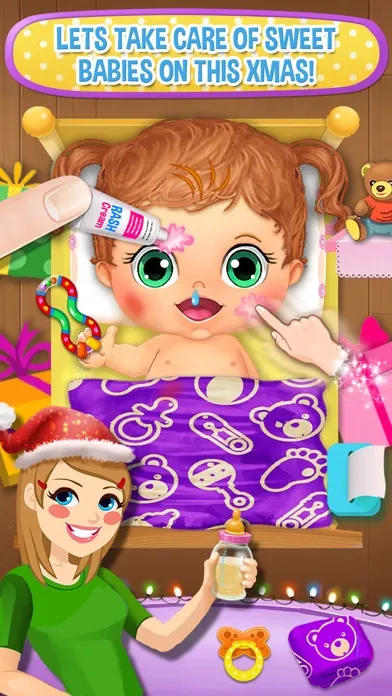 Capturas de tela do Christmas Newborn Baby Doctor Care - Crazy Nursery