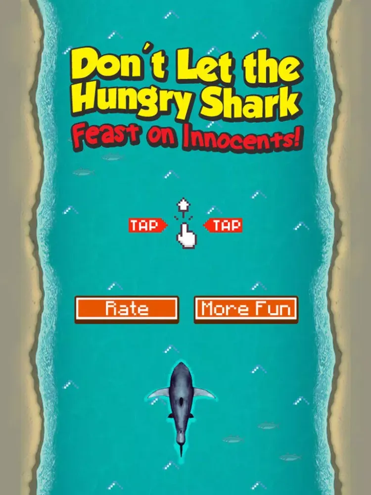 Don't Let the Hungry Shark - Feast on Innocents! iPad  Screenshots