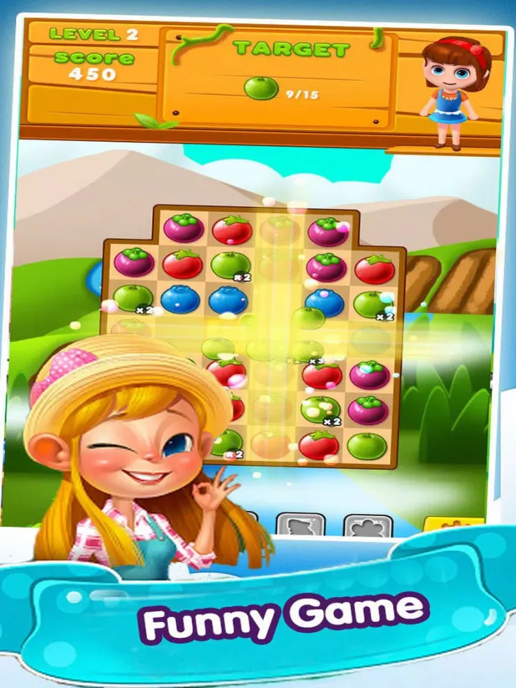Farm Mania Match 3 - Farm Land Heroes Edition iPad 应用截图