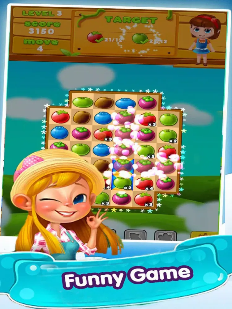 Farm Mania Match 3 - Farm Land Heroes Edition iPad 应用截图