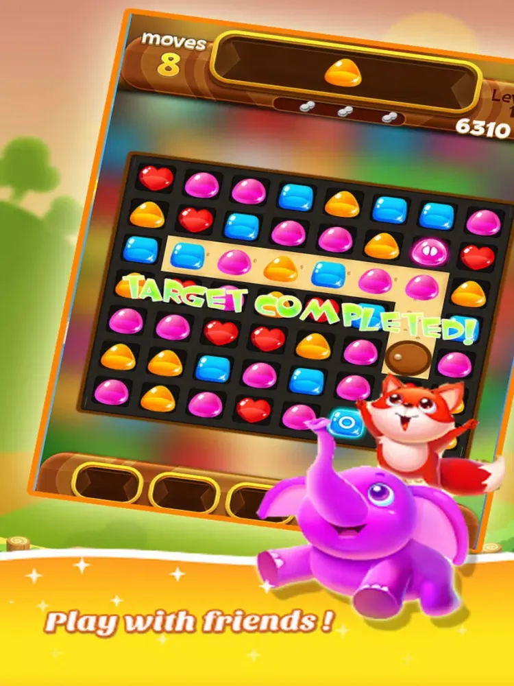 Jelly Bomb Link Blast iPad  Screenshots