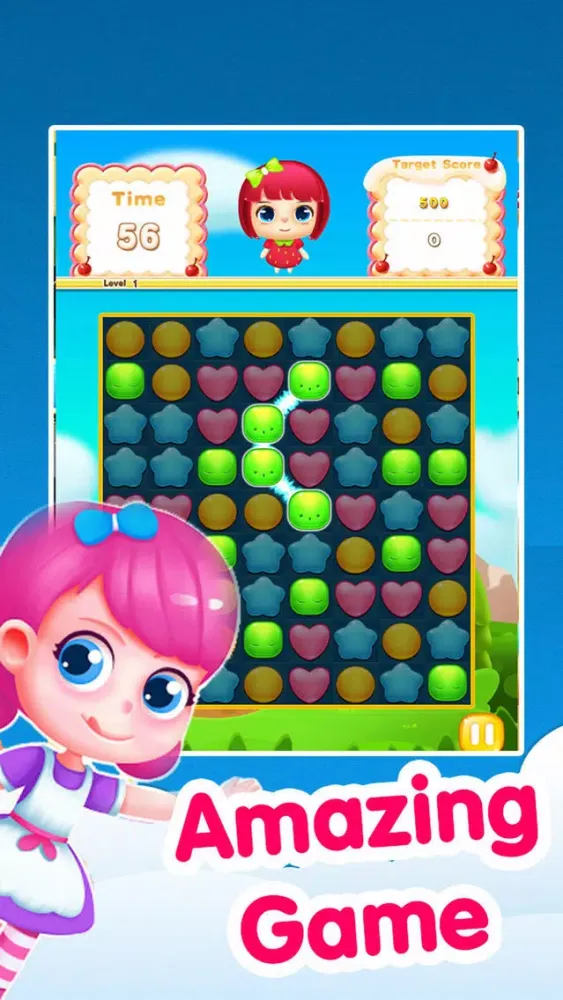 Capturas de tela do Amazing Jelly Star Match