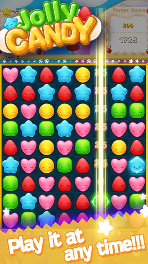 ภาพหน้าจอของ Candy Mania Puzzle Deluxe：Match and Pop 3 Candies for a Big Win