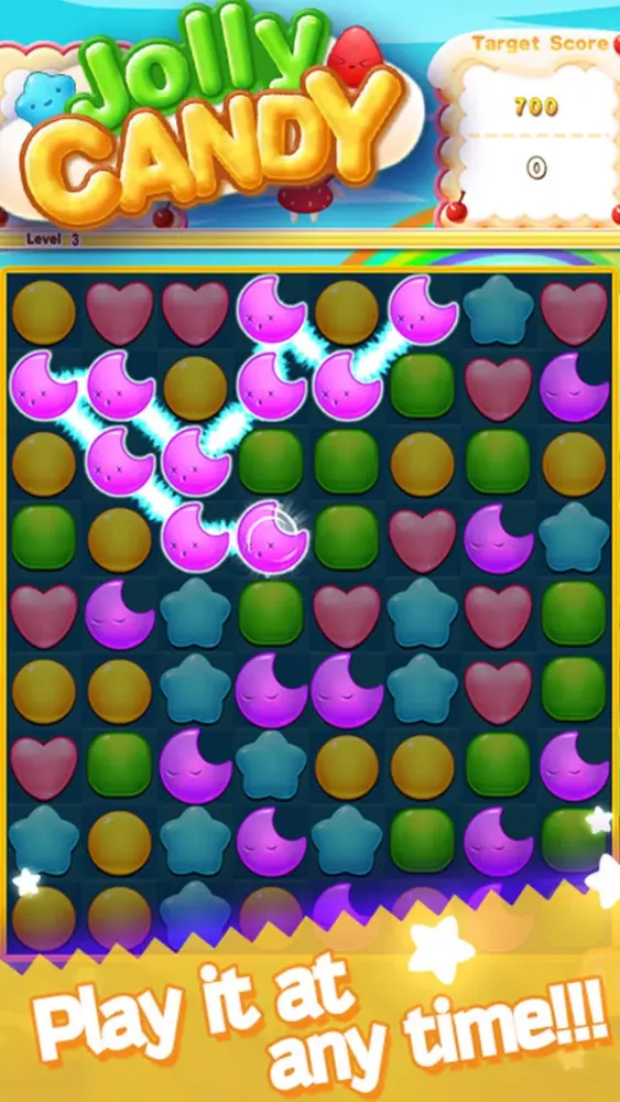 ภาพหน้าจอของ Candy Mania Puzzle Deluxe：Match and Pop 3 Candies for a Big Win