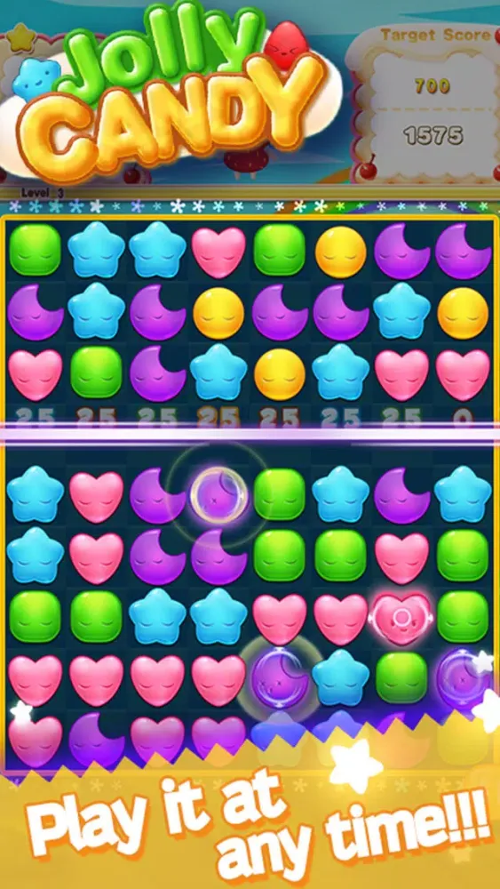ภาพหน้าจอของ Candy Mania Puzzle Deluxe：Match and Pop 3 Candies for a Big Win