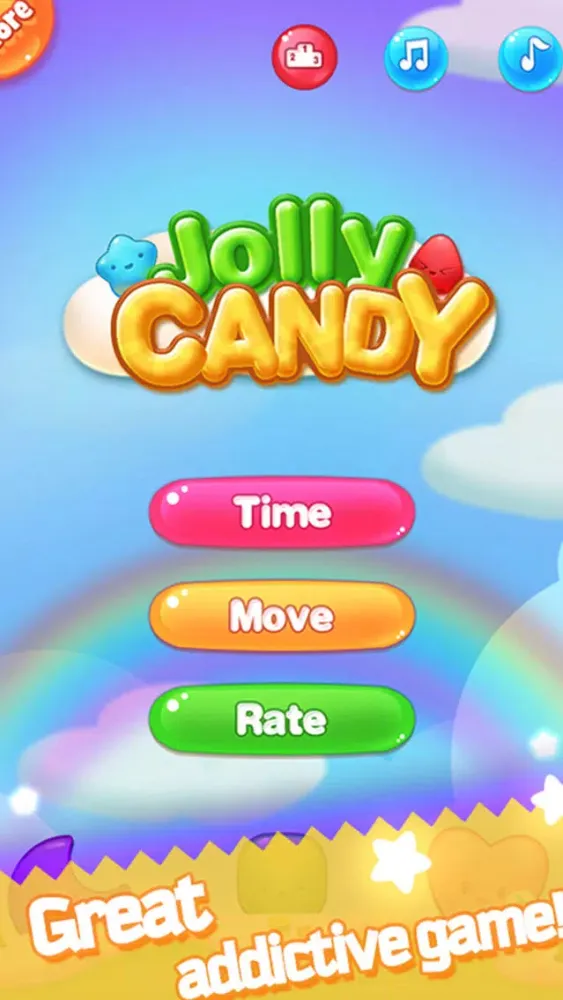 ภาพหน้าจอของ Candy Mania Puzzle Deluxe：Match and Pop 3 Candies for a Big Win