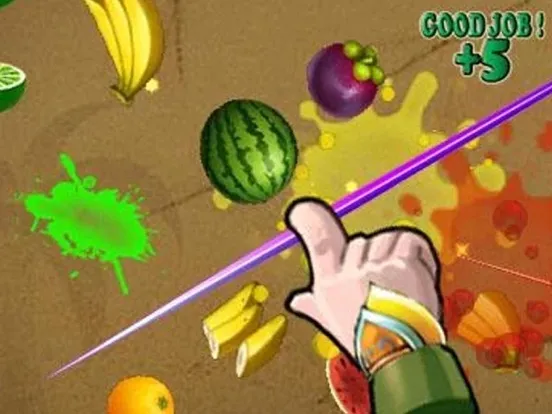ภาพหน้าจอของ Fruit Cutter King iPad 