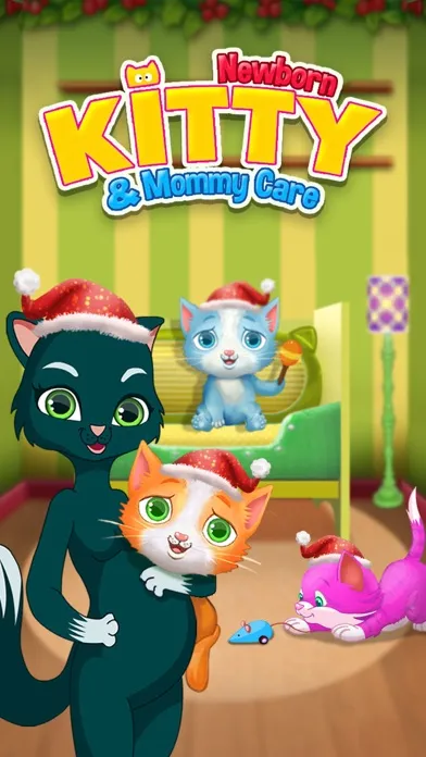 Tangkapan skrin My Newborn Kitty Mommy Cat Pregnancy - Kids Games