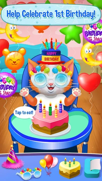 Tangkapan skrin My Newborn Kitty Mommy Cat Pregnancy - Kids Games