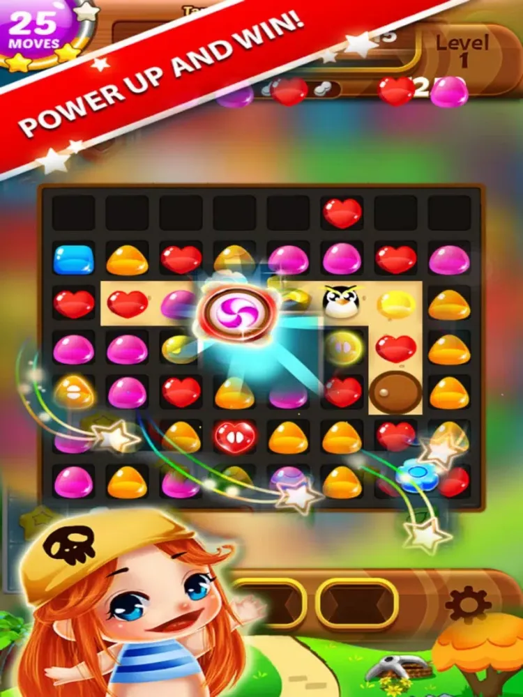 Happy Jelly Candy:Cookies Game Puzzle iPad 应用截图