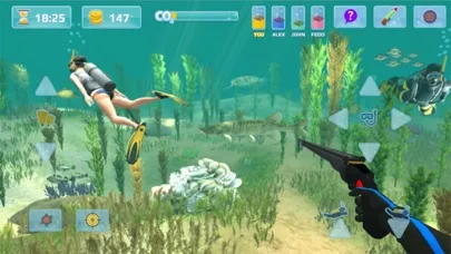 Capturas de tela do Hunter underwater spearfishing